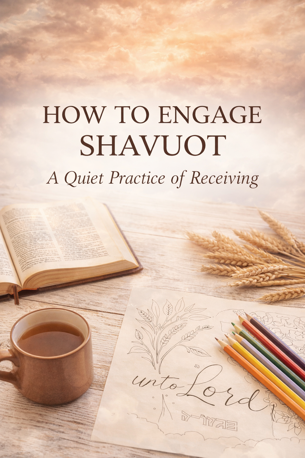 How to Engage Shavuot (Pentecost): A Quiet Way to Receive