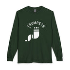 Trumpets Long Sleeve Tee - Modern Shofar Design | Yom Teruah / Fall Feasts Shirt | Unisex Messianic Apparel
