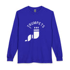 Trumpets Long Sleeve Tee - Modern Shofar Design | Yom Teruah / Fall Feasts Shirt | Unisex Messianic Apparel