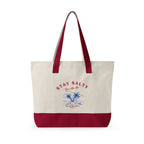 Stay Salty Zippered Canvas Tote | Coastal Tote Bag