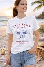 Stay Salty Palm Tree Tee | Salt of the Earth Beach Shirt