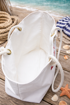 Stay Salty Beach Bag | Palm Island Weekender Tote