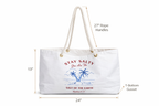 Stay Salty Beach Bag | Palm Island Weekender Tote