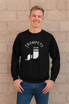 Trumpets Long Sleeve Tee - Modern Shofar Design | Yom Teruah / Fall Feasts Shirt | Unisex Messianic Apparel