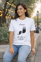 Men's Yeshua The King Is Coming Shirt | Faith-Based Graphic Tee | Minimalist Christian Clothing