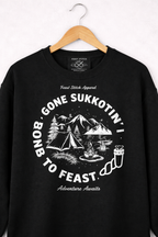 Gone Sukkotin Kids Shirt - Born to Feast | Sukkot Long Sleeve Tee for Boys & Girls | Hebrew Feast Kids Apparel