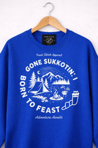 Gone Sukkotin Kids Shirt - Born to Feast | Sukkot Long Sleeve Tee for Boys & Girls | Hebrew Feast Kids Apparel