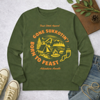 Men’s Sukkot Shirt | Feast of Tabernacles Shirt | Gone Sukkotin Born to Feast | Shofar Graphic Tee | Hebrew Roots Men’s Apparel