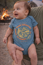 Gone Sukkotin Infant Bodysuit - Born to Feast Baby Outfit for Sukkot | Hebrew Feast Day Fall Festival Onesie