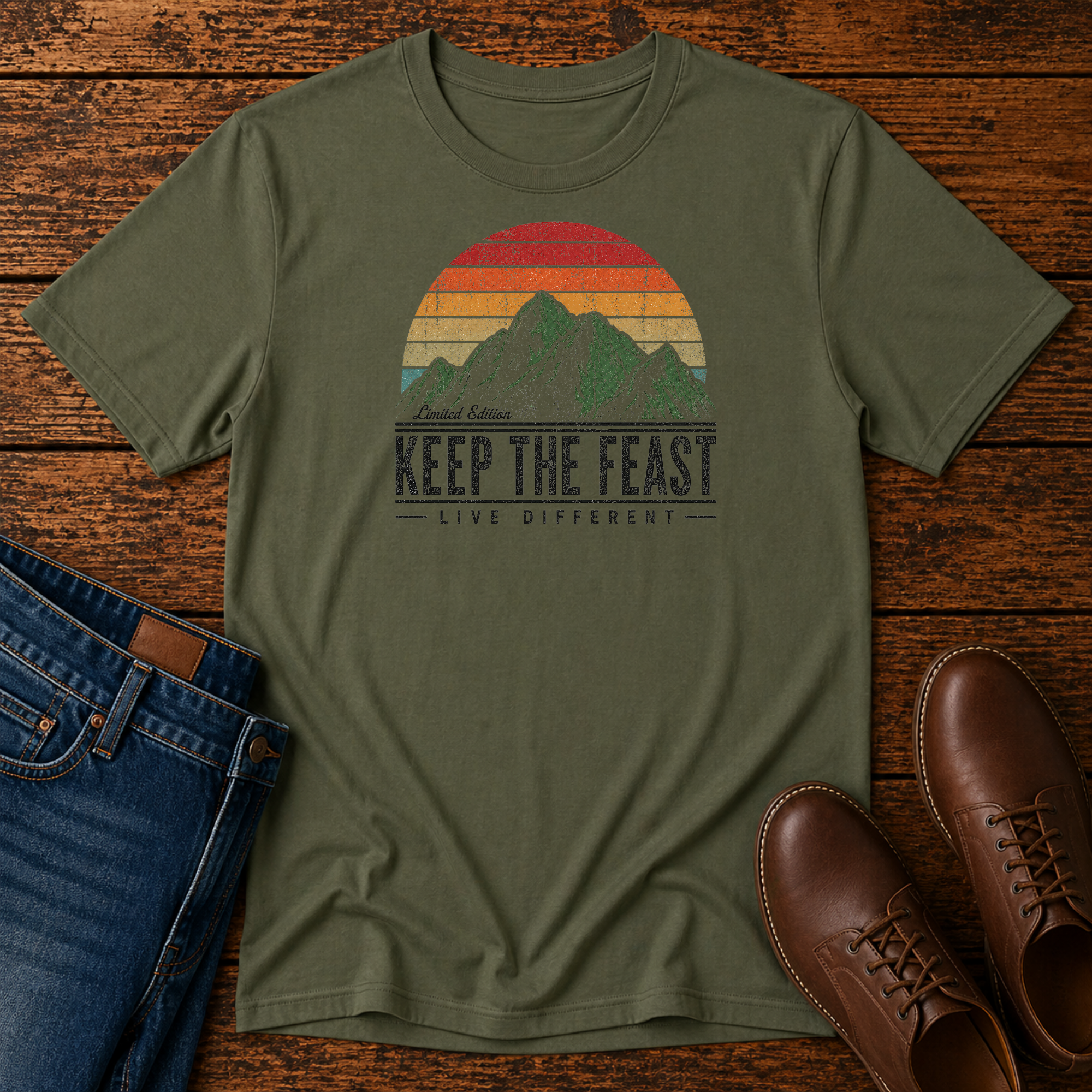 Keep the Feast - Live Different Tee