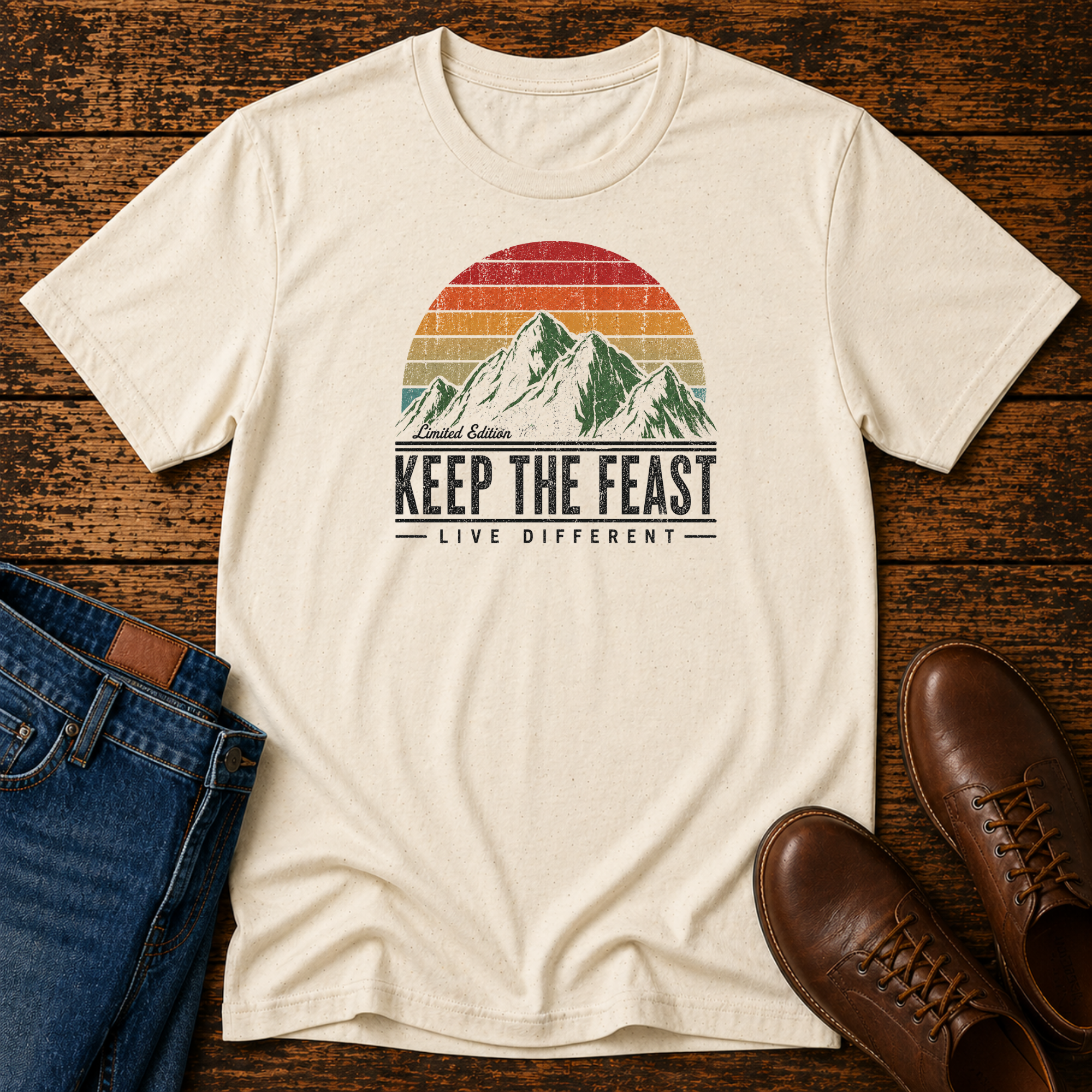 Keep the Feast - Live Different Tee