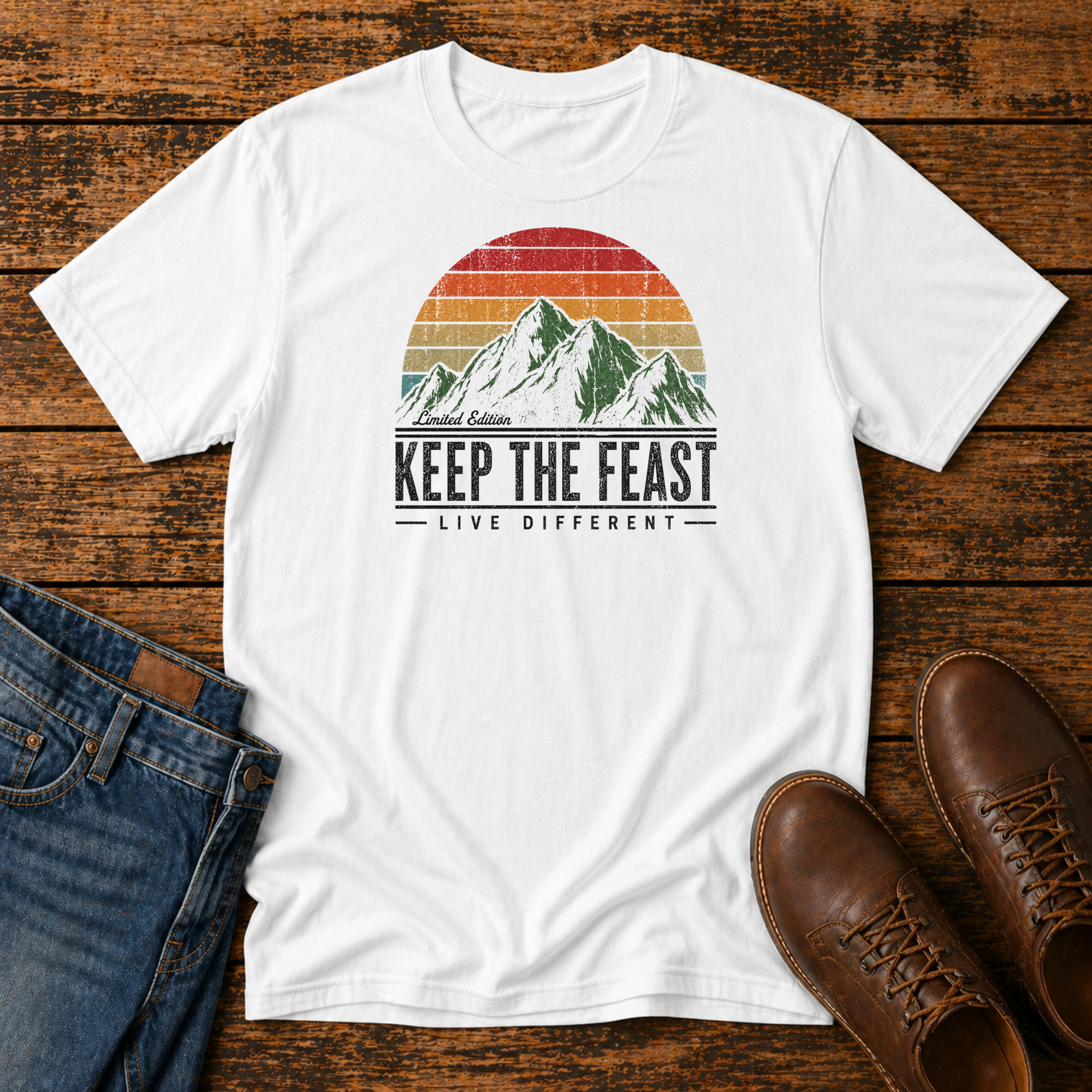 Keep the Feast - Live Different Tee