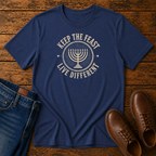 Keep The Feast Live Different Menorah T-Shirt