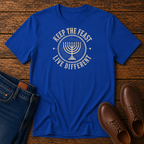 Keep The Feast Live Different Menorah T-Shirt