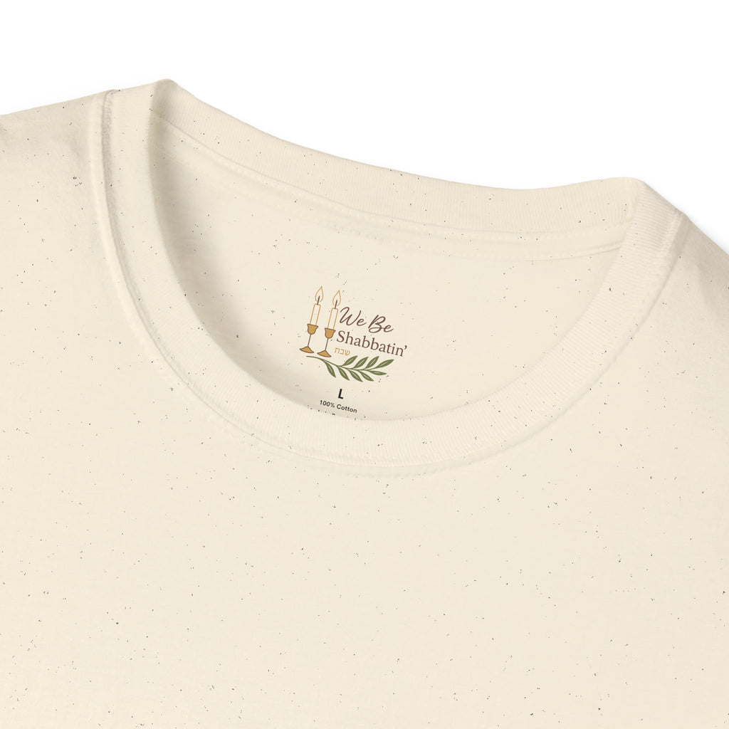 Shabbat Shalom Shirt, Botanical Floral Tee, Sabbath Shirt, Faith Tee