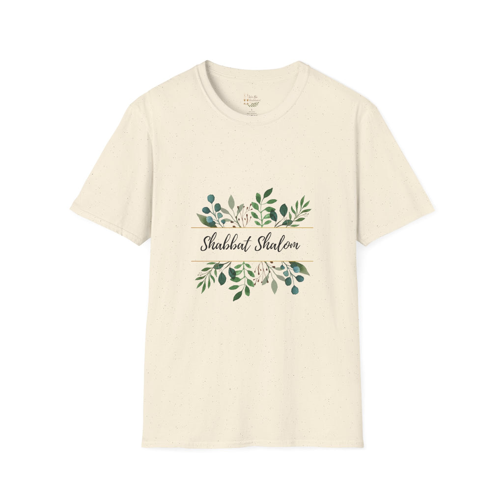 Shabbat Shalom Shirt, Botanical Floral Tee, Sabbath Shirt, Faith Tee