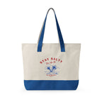 Stay Salty Zippered Canvas Tote | Coastal Tote Bag