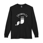Trumpets Long Sleeve Tee - Modern Shofar Design | Yom Teruah / Fall Feasts Shirt | Unisex Messianic Apparel