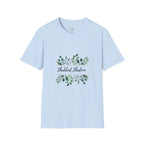 Shabbat Shalom Shirt, Botanical Floral Tee, Sabbath Shirt, Faith Tee