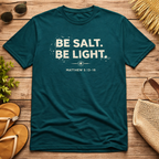 Be Salt Be Light Shirt | Christian T-Shirt | Faith Based Men’s Tee | Minimalist Bible Verse Shirt | Coastal Apparel