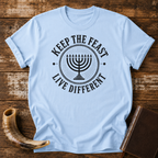 Keep the Feast Live Different Menorah Tee