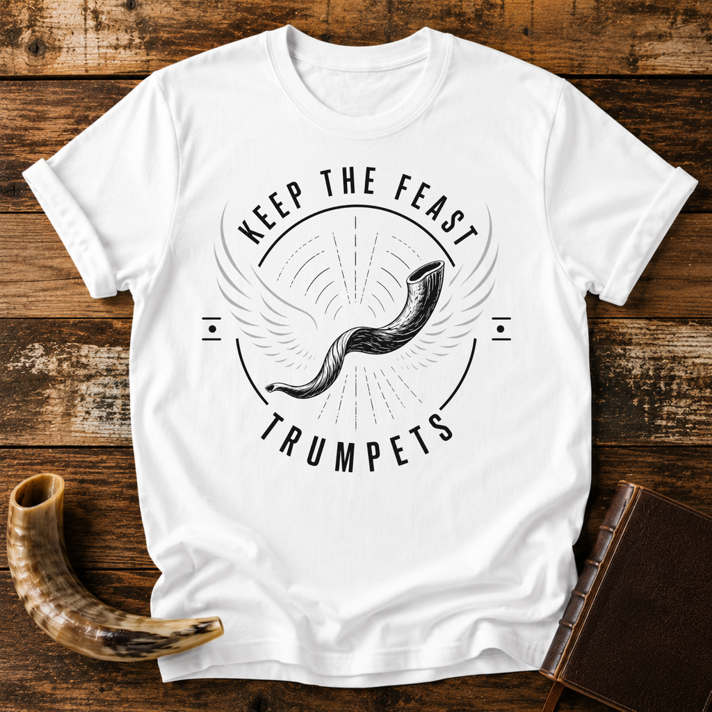 Keep the Feast Trumpets Wings on white
