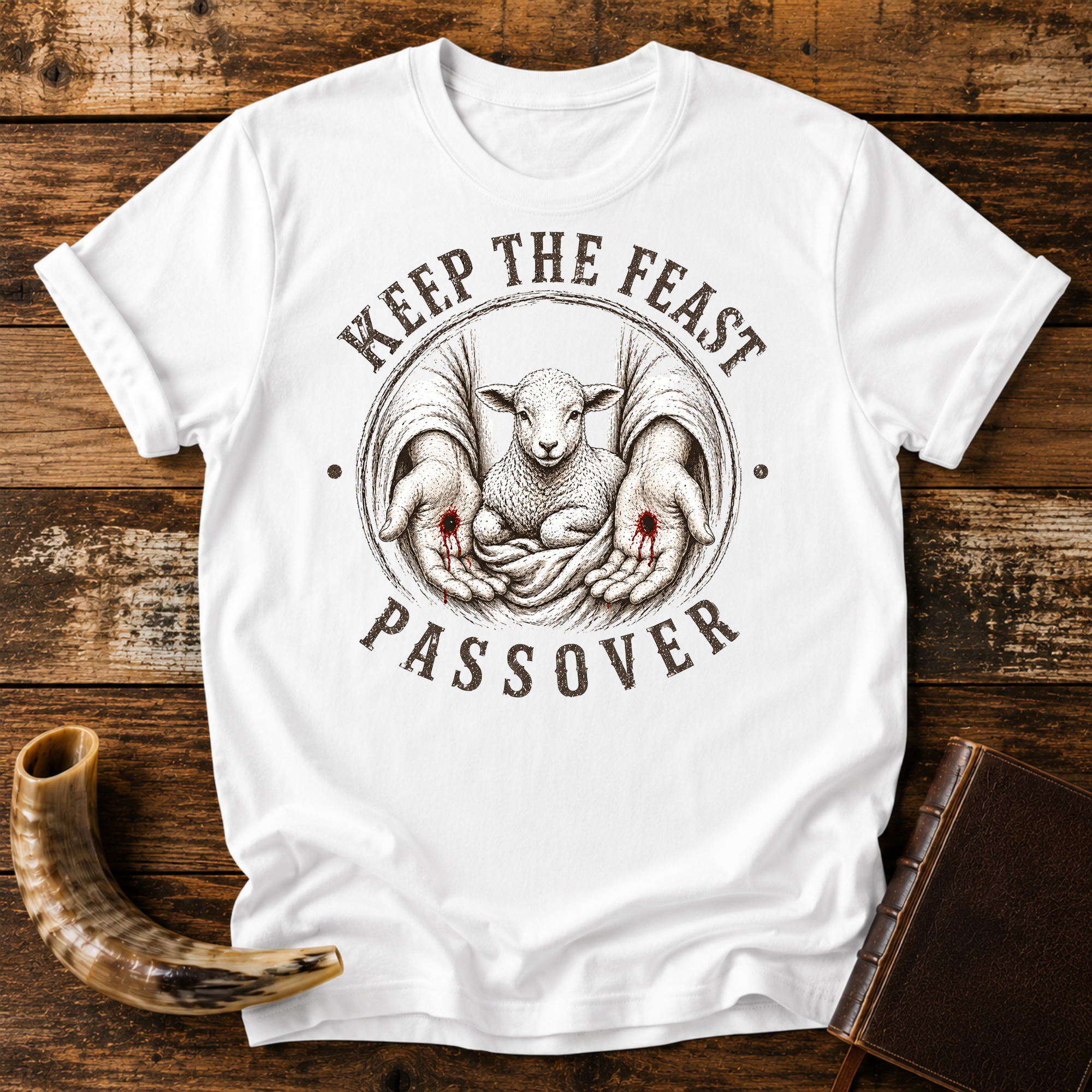 Keep the Feast Passover Nail Pierced Hands Lamb